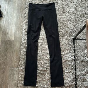 Lululemon Straight Leg Pant - Black, Size 4
